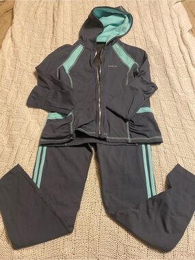 bebe Sport Zip Hoodie - Navy with Silver Zipper